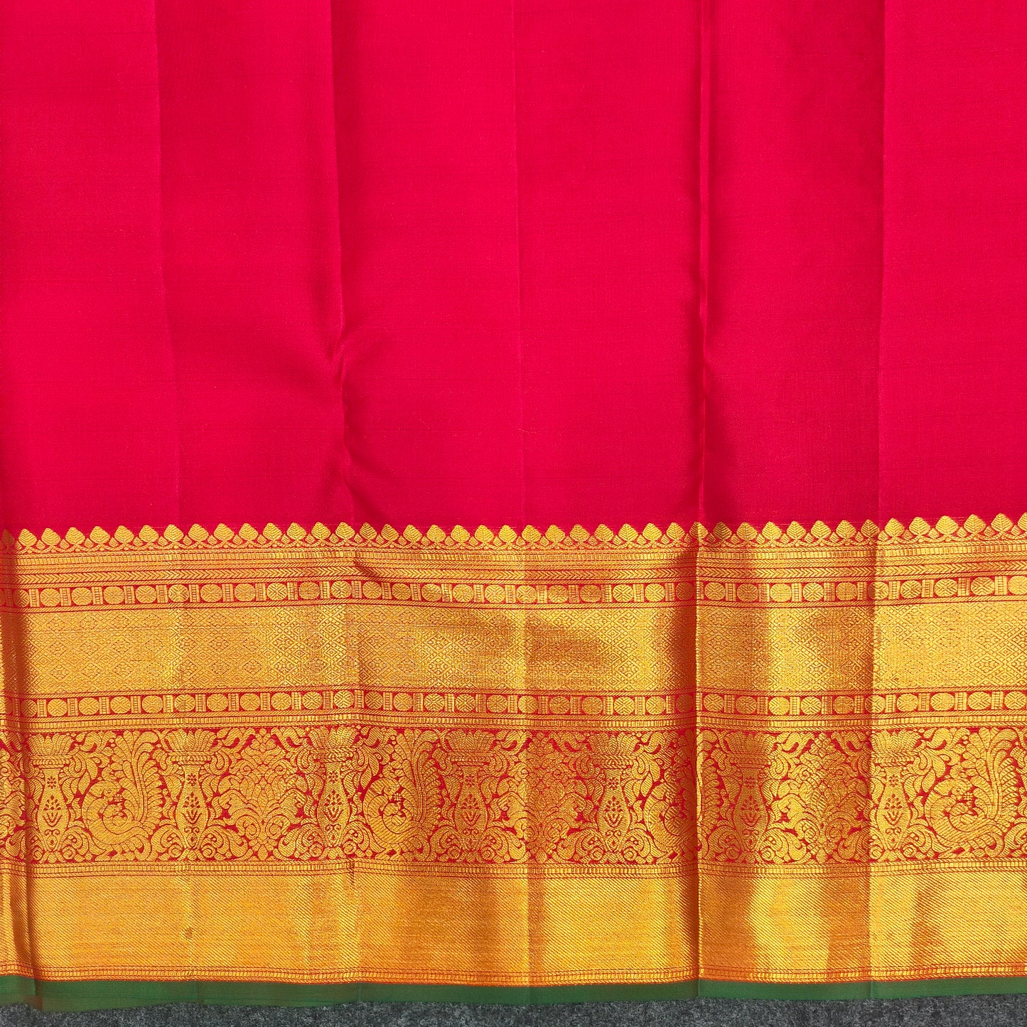 Pure Resham Bridal Kanchi Pattu Handloom Saree - Ambica Wedding Mall