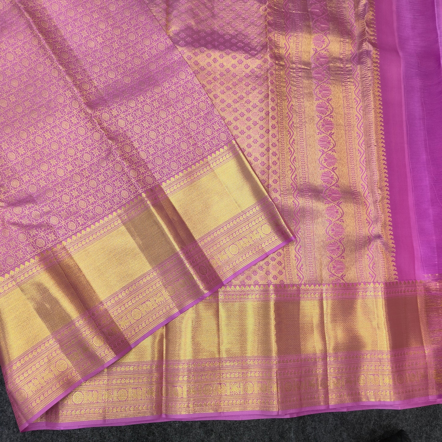 Kanchi Pattu Bridal Pure Zari Saree - Ambica Wedding Mall