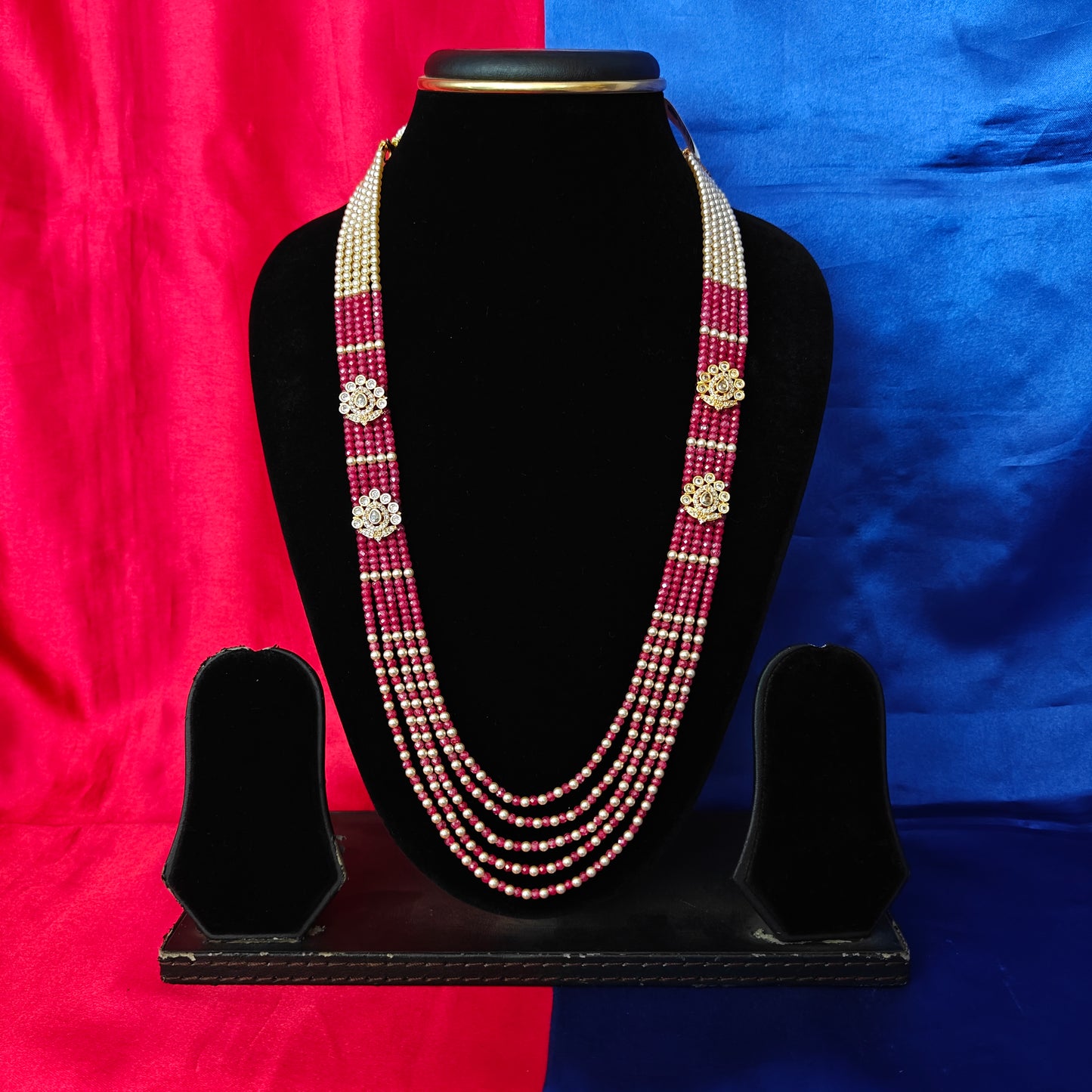 Beautiful Ruby coloured Honex Necklace