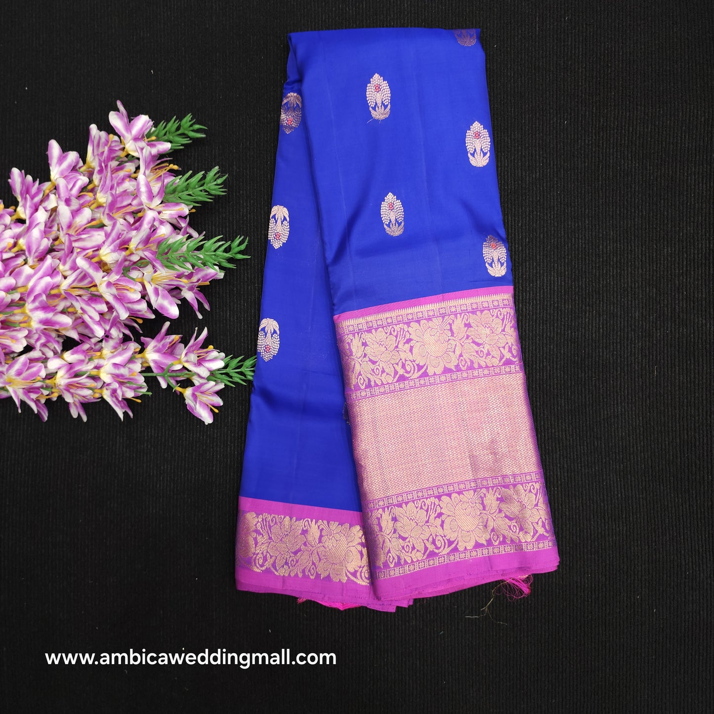 Kanchi Pattu Handloom Butta Light Weight Saree