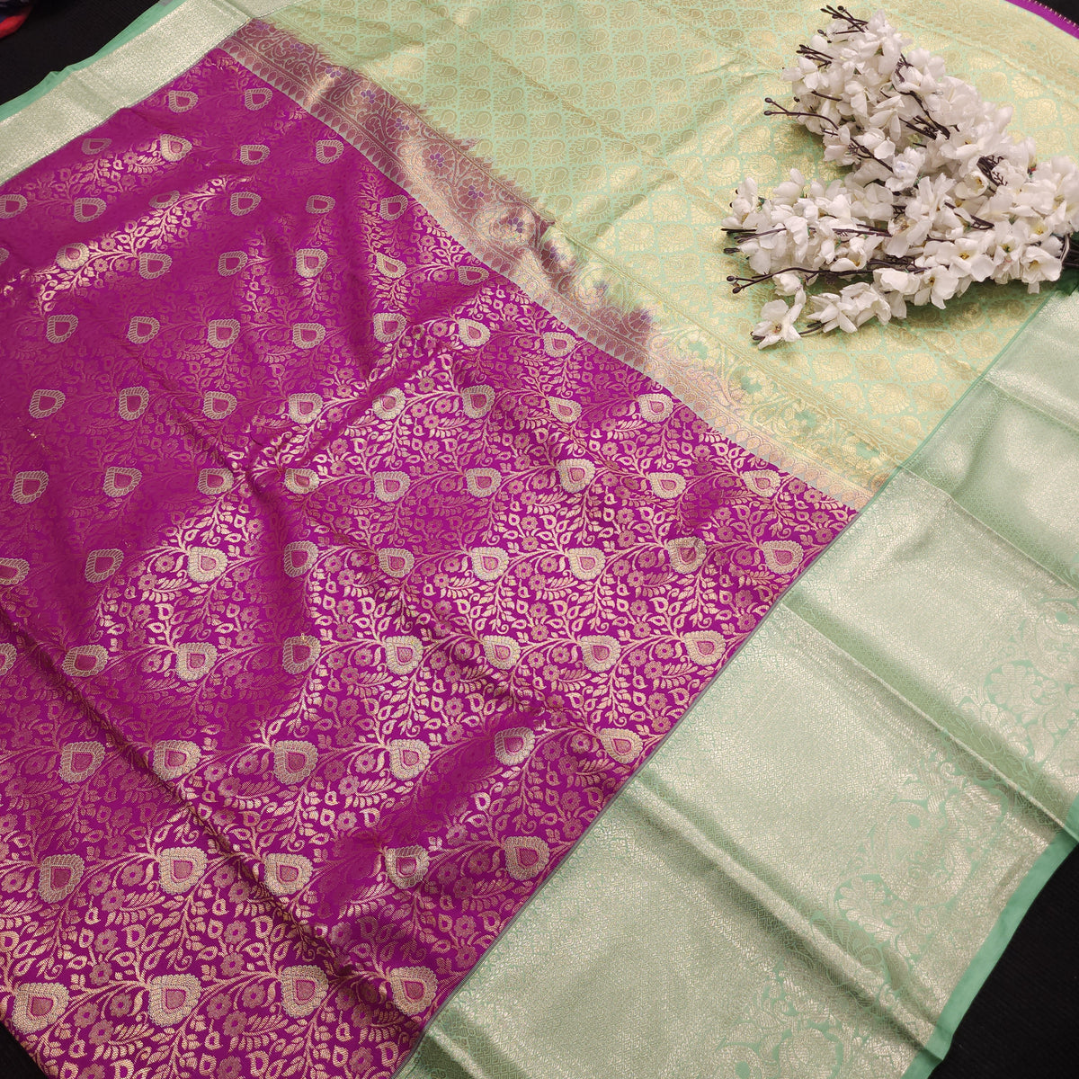 Semi Kanchi Pattu Sarees✨️