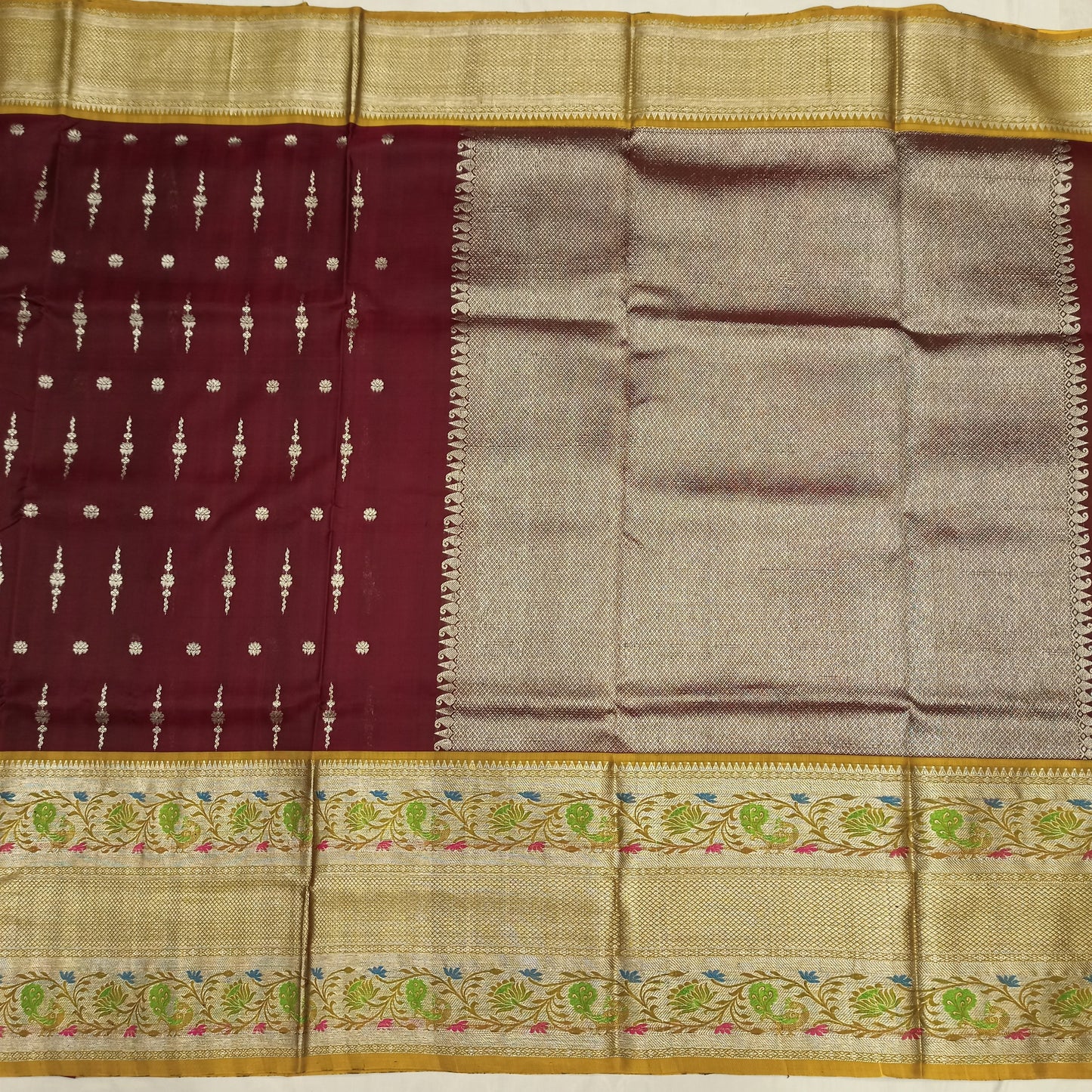 Pure Resham Venkatagiri Handloom saree - Ambica Wedding Mall