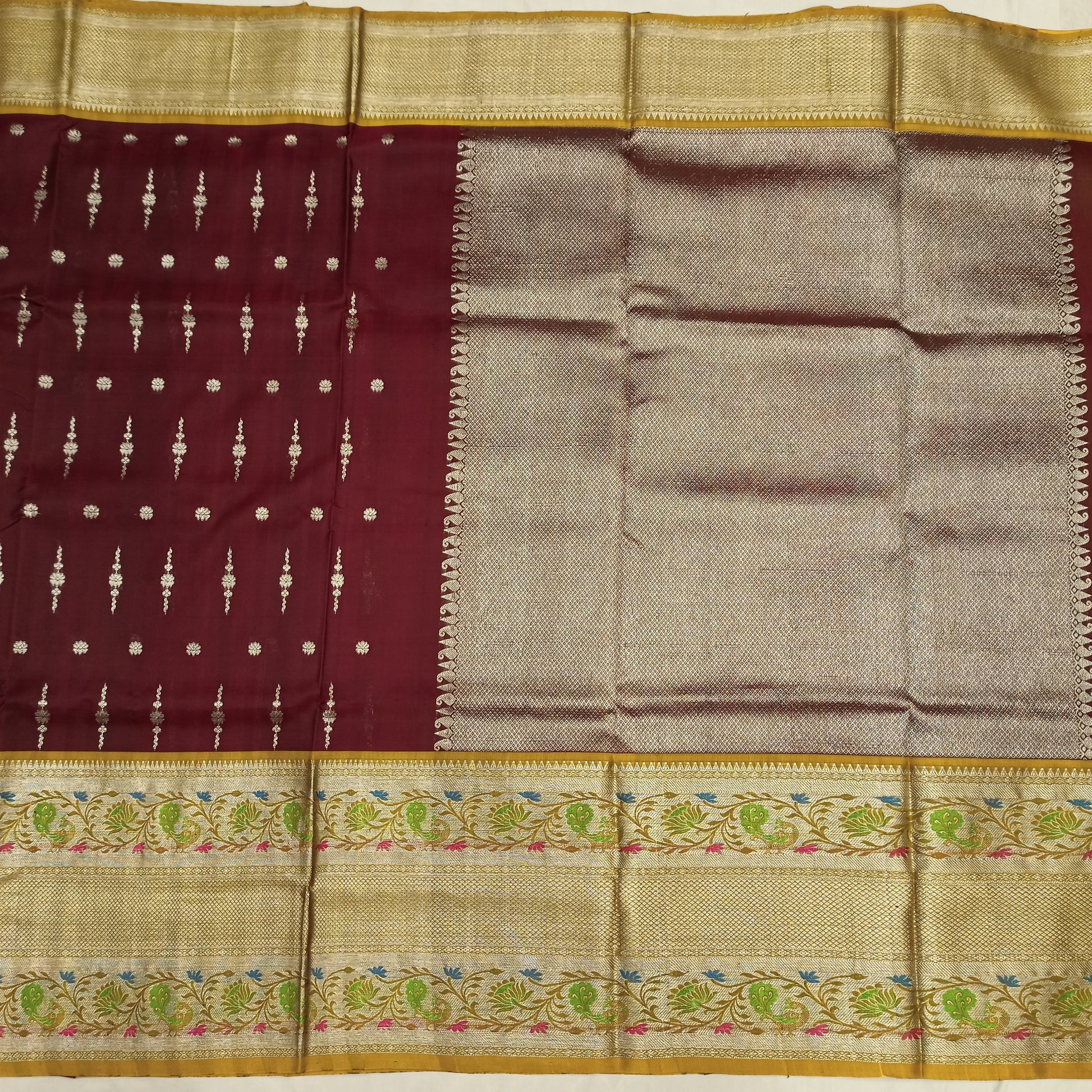 Pure Resham Venkatagiri Handloom saree - Ambica Wedding Mall
