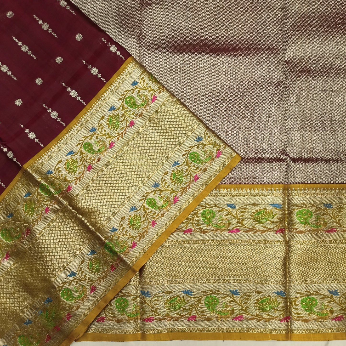 Pure Resham Venkatagiri Handloom saree - Ambica Wedding Mall