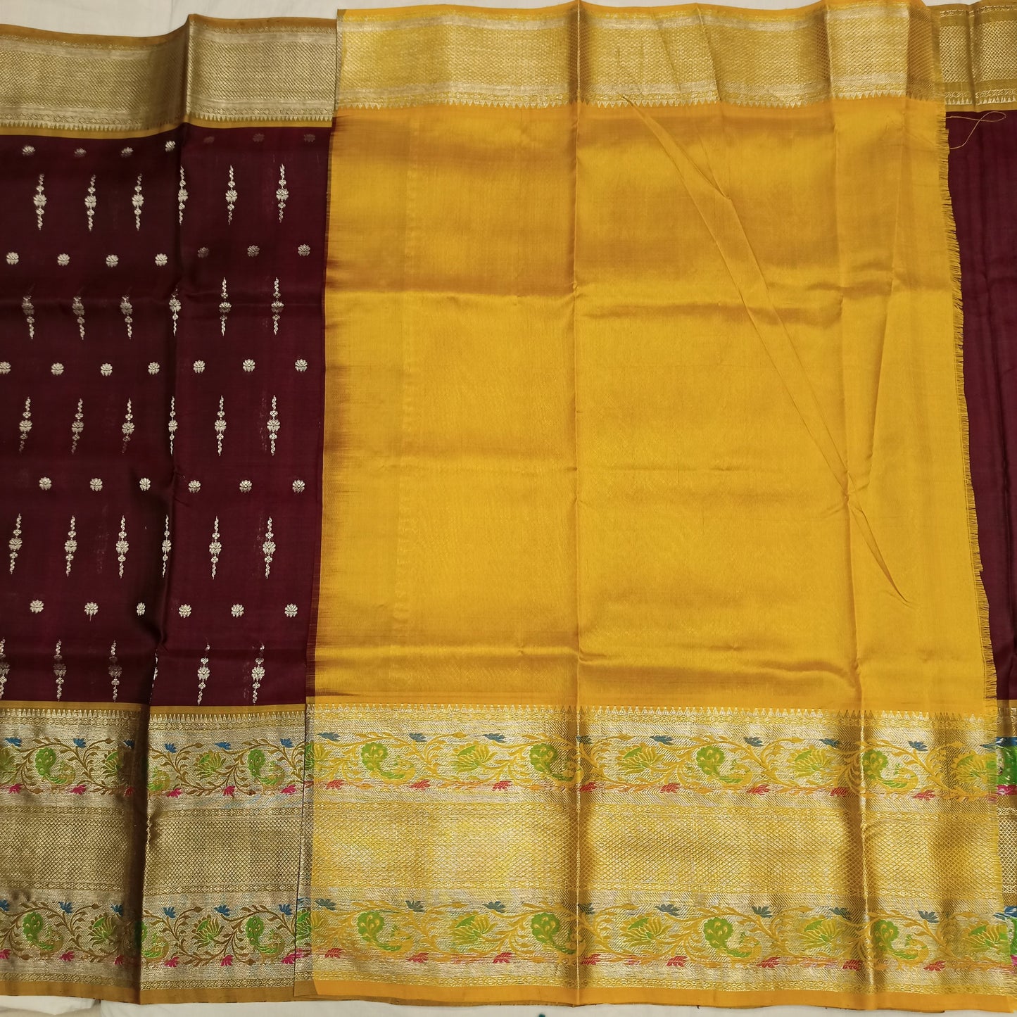 Pure Resham Venkatagiri Handloom saree - Ambica Wedding Mall