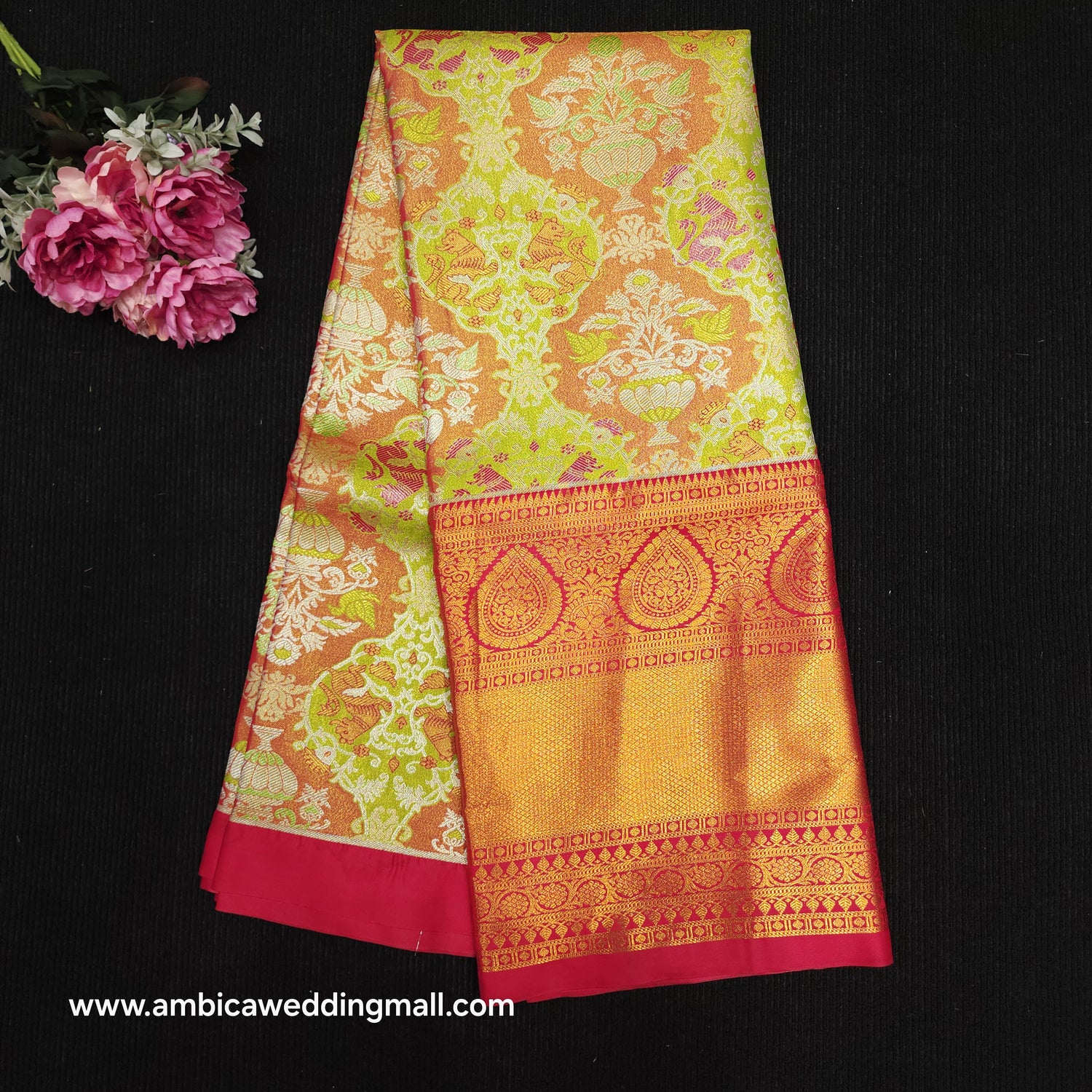 Kanchi Pattu Mix Lehengas [Free Size]