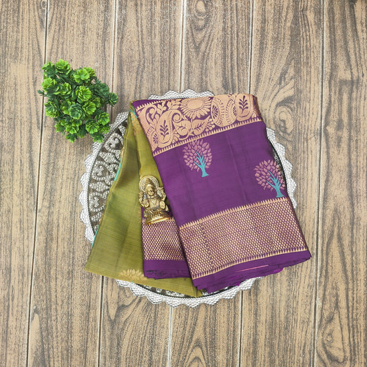 Kanchi Pattu Handloom Butta Saree