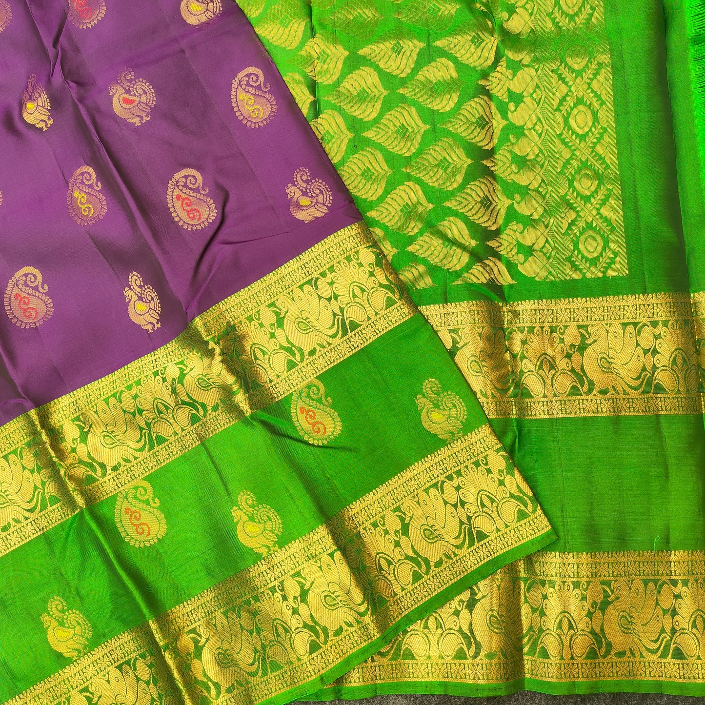 Kanchi Pattu Handloom Butta Sarees