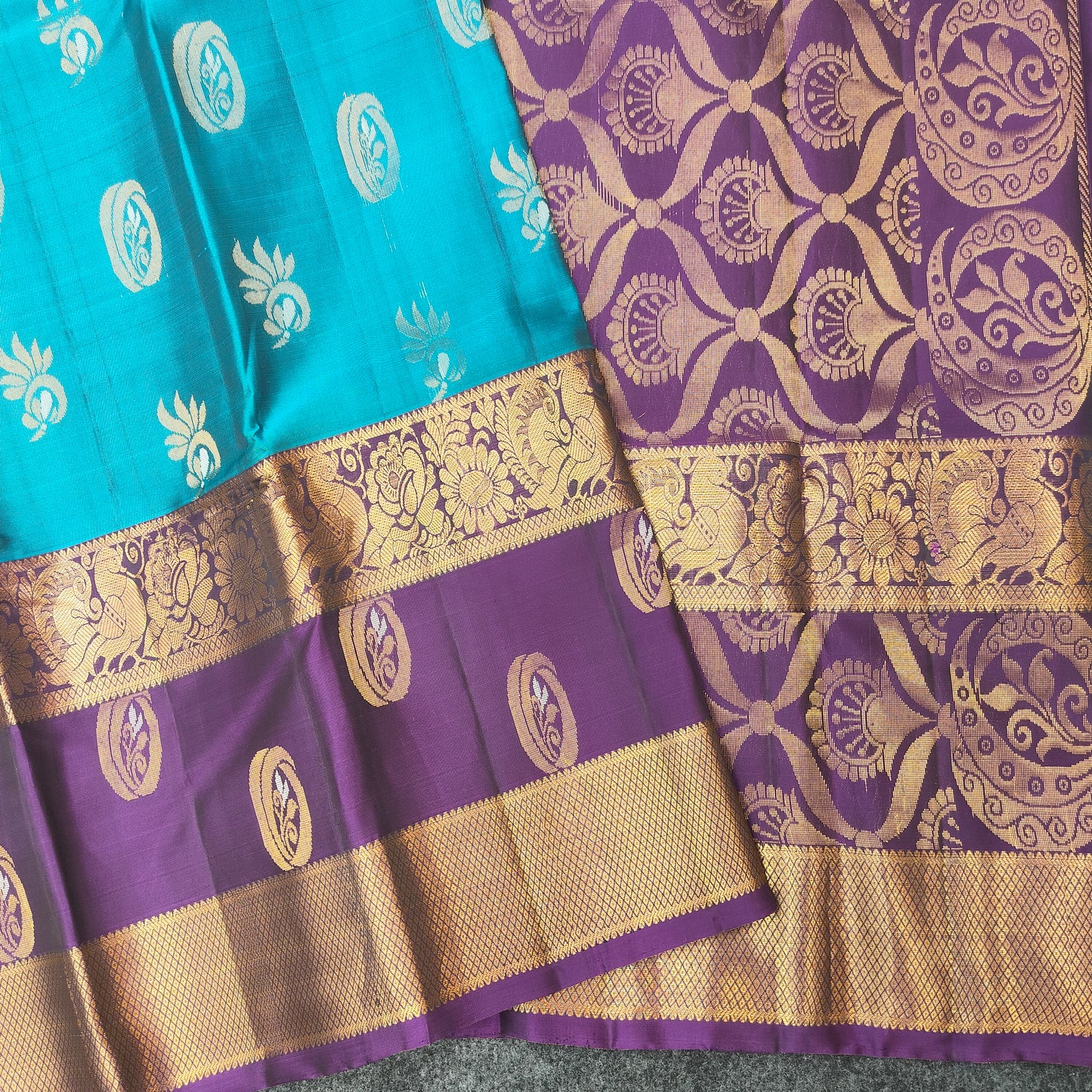 Kanchi Pattu Handloom Butta Sarees