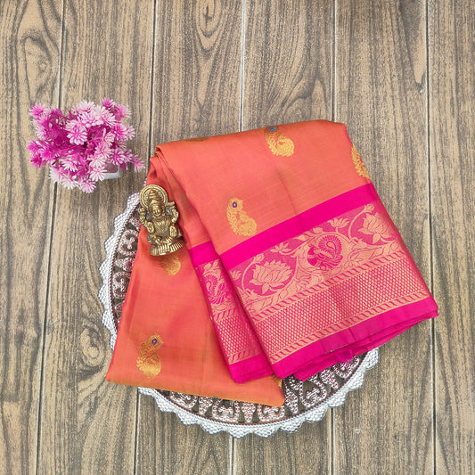 Kanchi Pattu Handloom Butta Saree