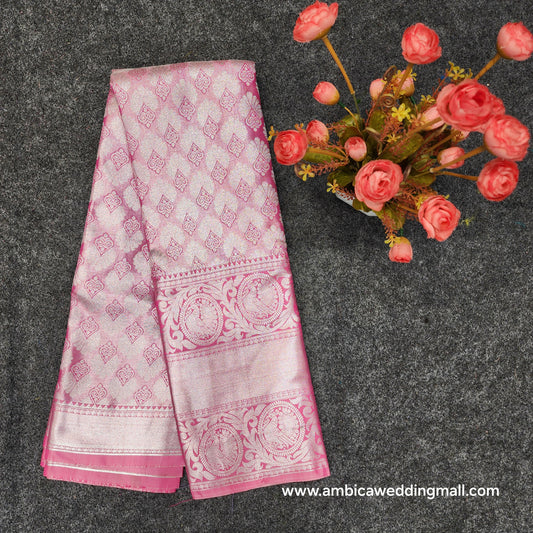 Kanchi pattu pastel colour sarees