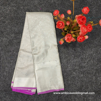 Kanchi pattu pastel colour sarees