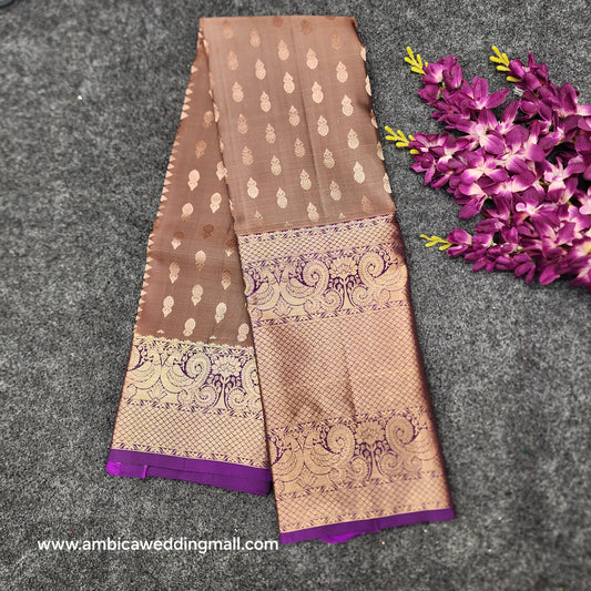 Kanchi Pattu Handloom Butta Saree