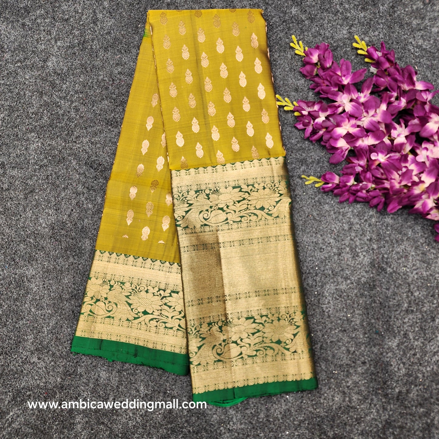 Kanchi Pattu Handloom Butta Saree