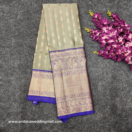 Kanchi Pattu Handloom Butta Saree