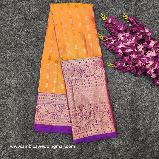 Kanchi Pattu Handloom Butta Saree