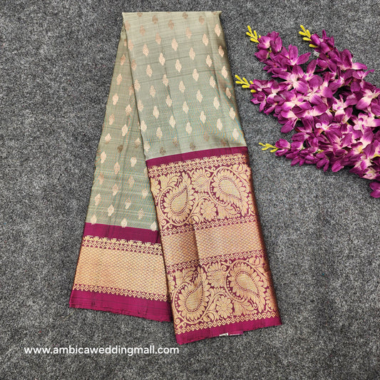 Kanchi Pattu Handloom Butta Saree