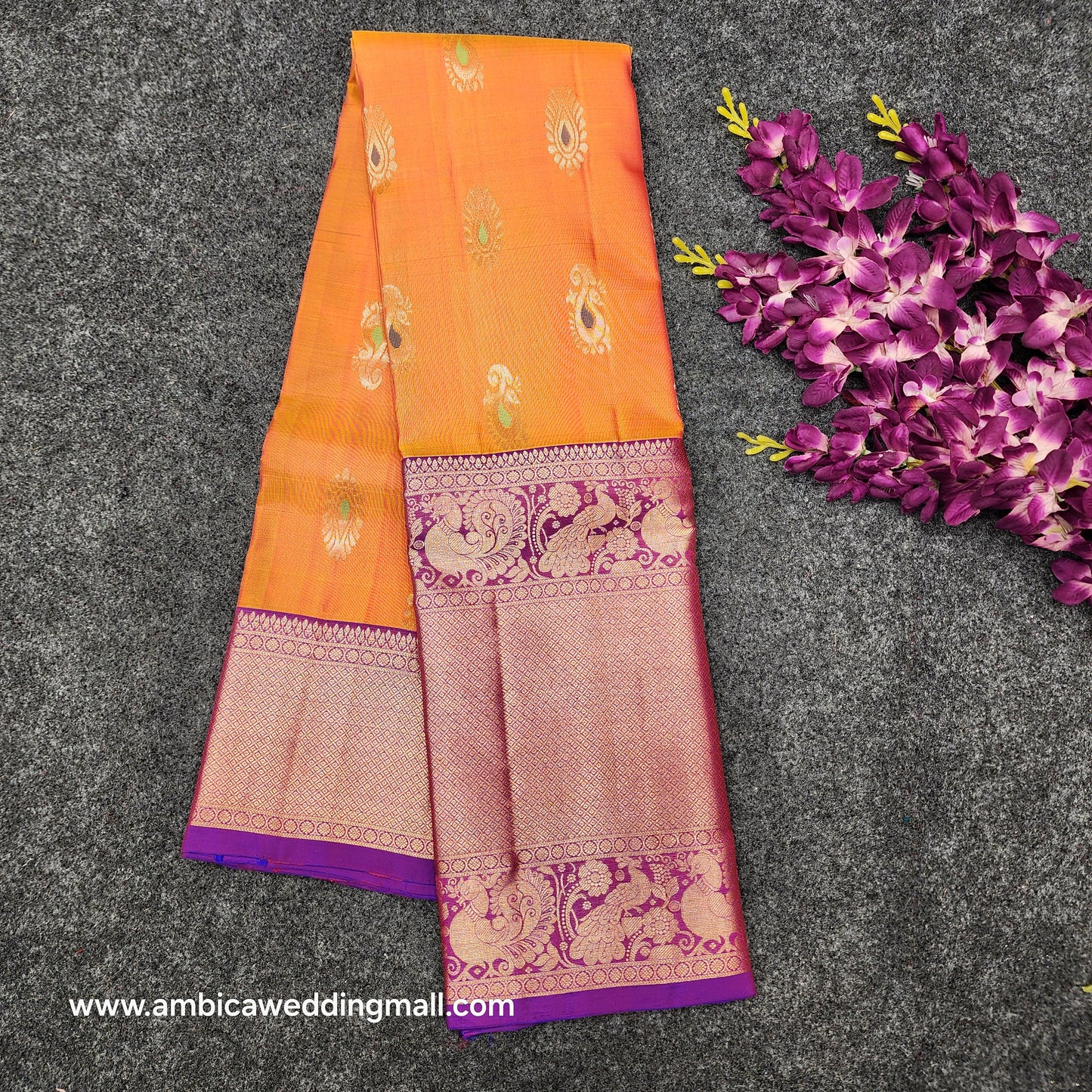 Kanchi Pattu Handloom Butta Saree