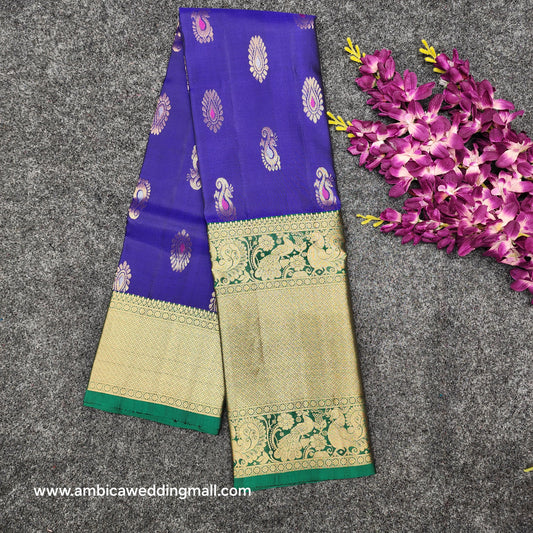 Kanchi Pattu Handloom Butta Saree