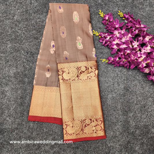 Kanchi Pattu Handloom Butta Saree