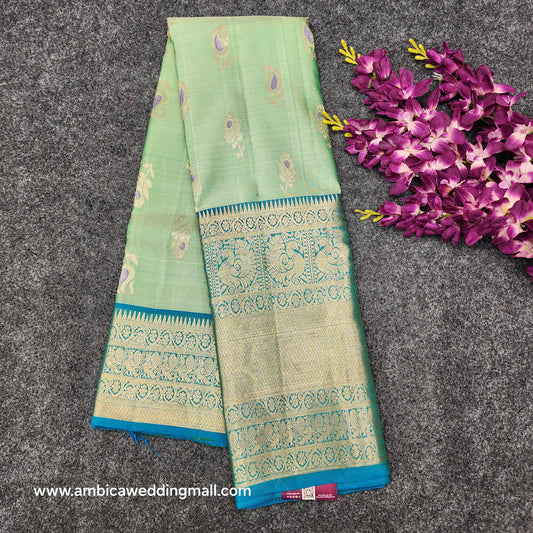 Kanchi Pattu Handloom Butta Saree