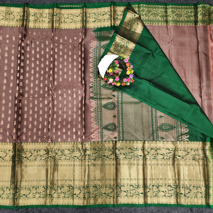 Kanchi Pattu Handloom Butta Saree