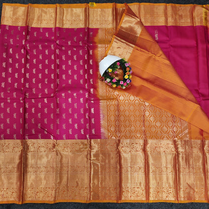 Kanchi Pattu Handloom Butta Saree