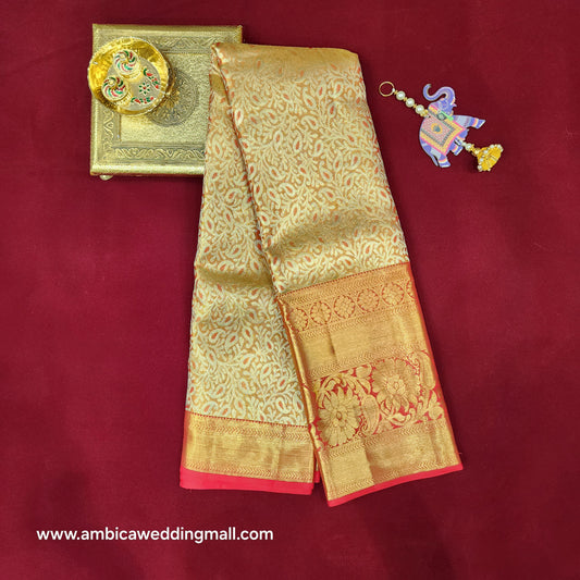 Kanchi Pattu Bridal Pure Zari Saree