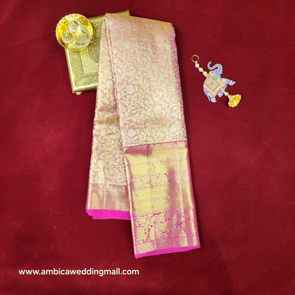 Kanchi Pattu Bridal Pure Zari Saree