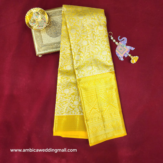 Kanchi Pattu Bridal Pure Zari Saree