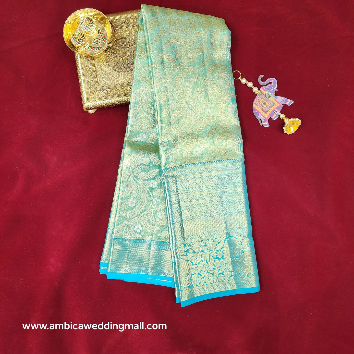 Kanchi Pattu Bridal Pure Zari Saree