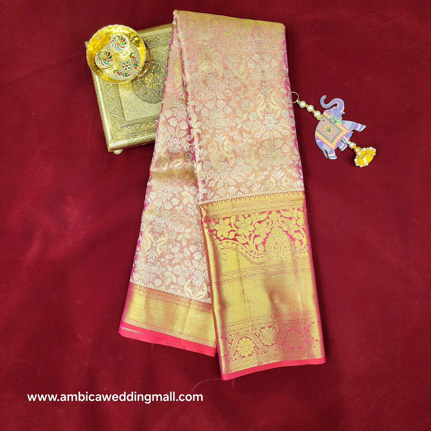 Kanchi Pattu Bridal Pure Zari Saree