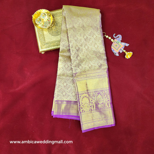 Kanchi Pattu Bridal Pure Zari Saree