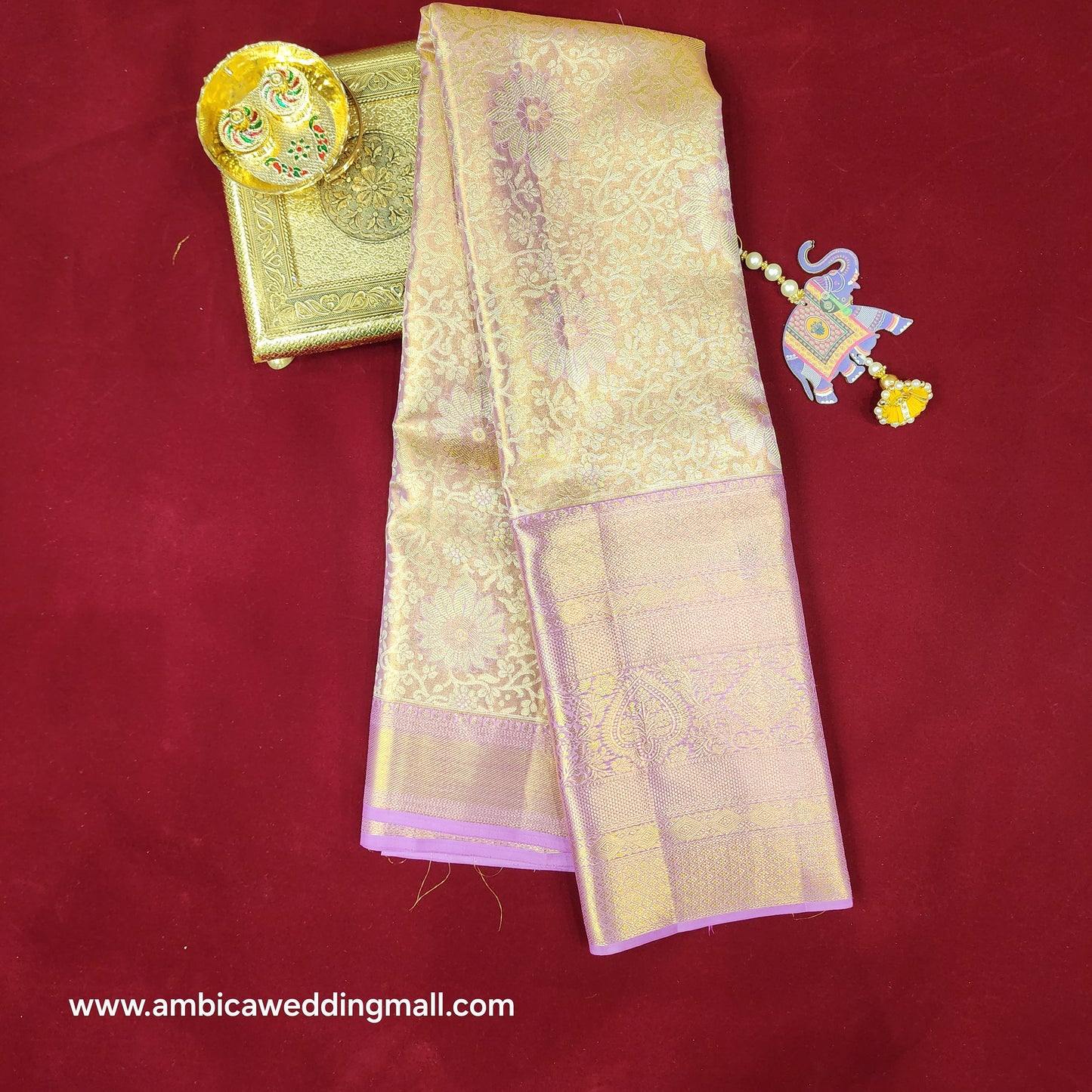 Kanchi Pattu Bridal Pure Zari Saree