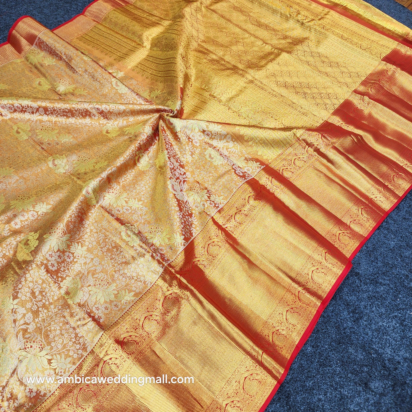 Kanchi Pattu Bridal Pure Zari Saree