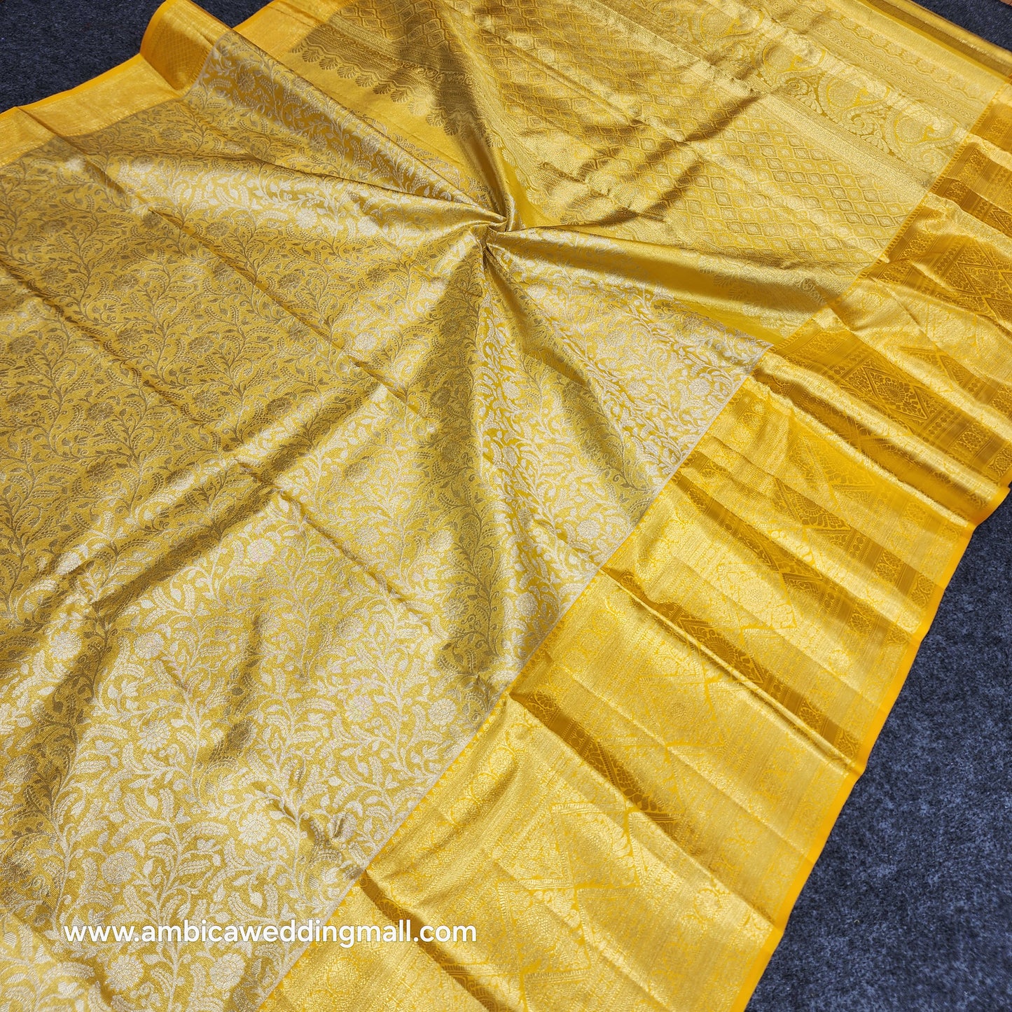 Kanchi Pattu Bridal Pure Zari Saree