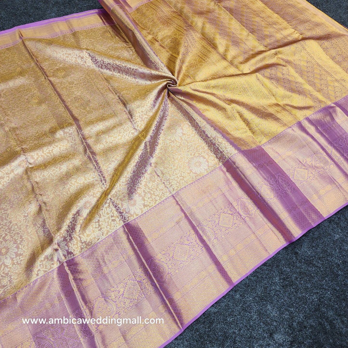 Kanchi Pattu Bridal Pure Zari Saree