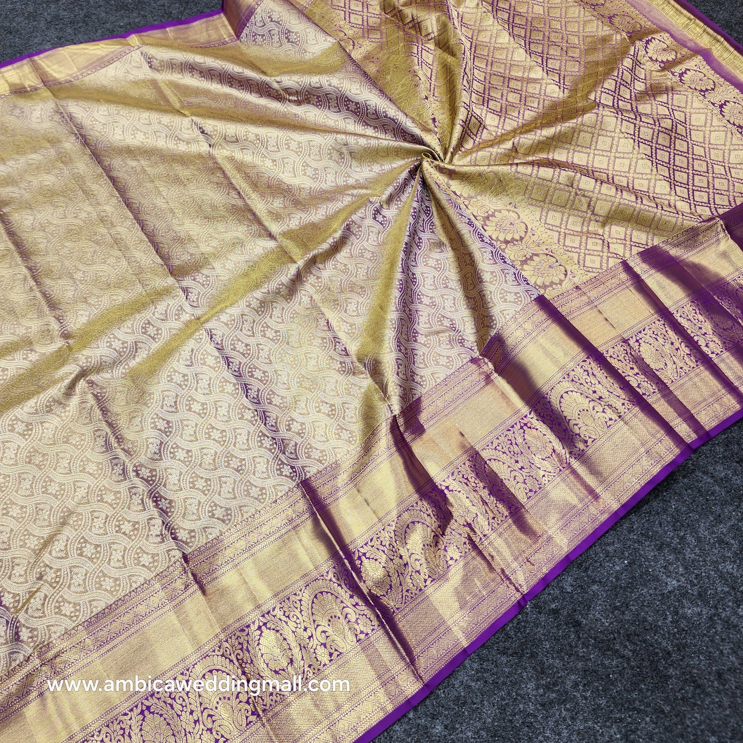 Kanchi Pattu Bridal Pure Zari Saree