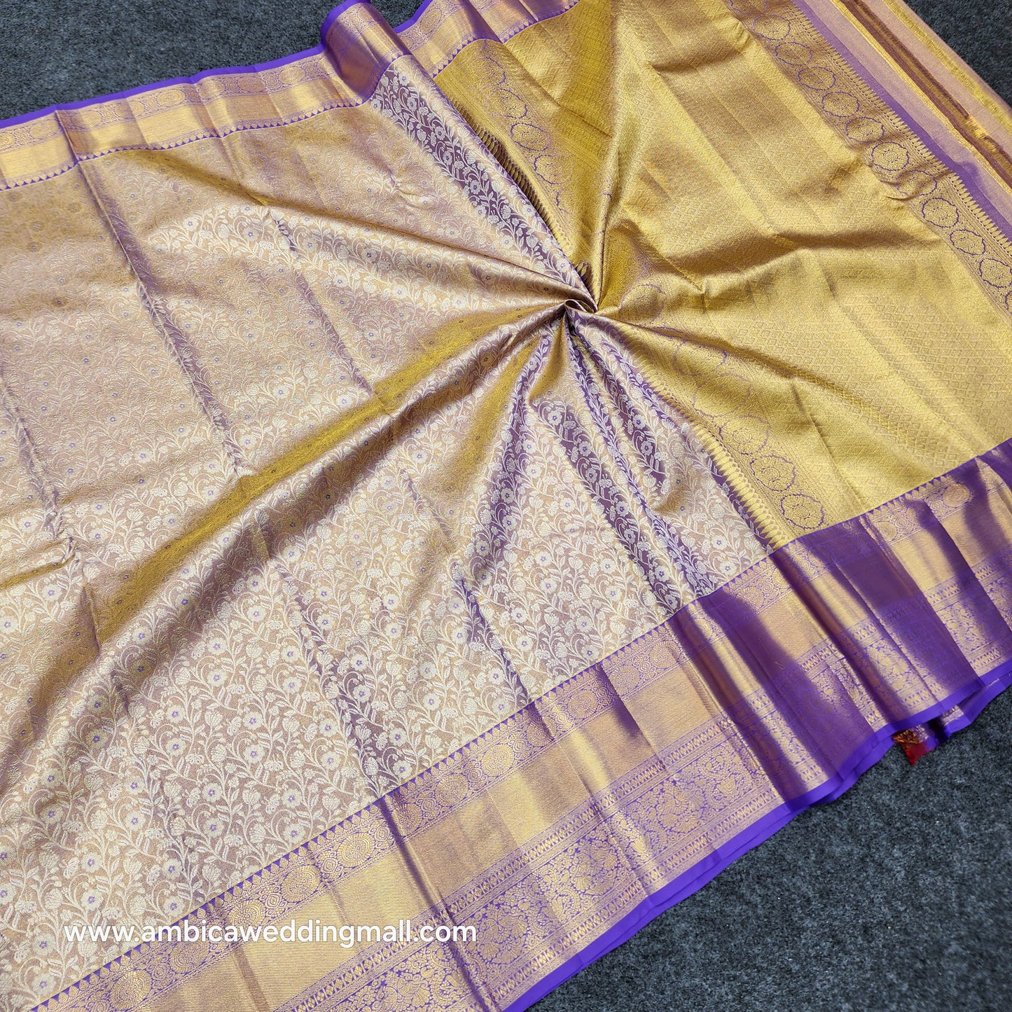 Kanchi Pattu Bridal Pure Zari Saree