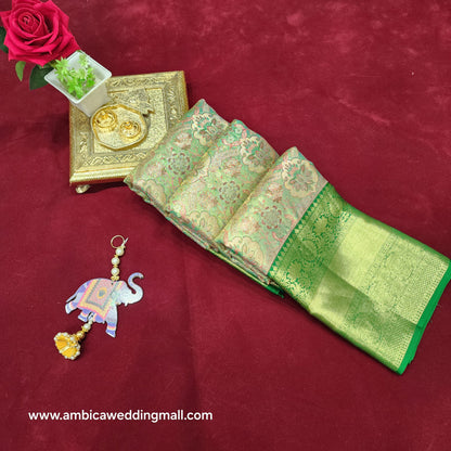 Bridal Pure Kanchi Pattu  Handloom Saree