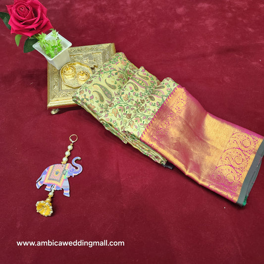 Kanchi Pattu bridal  Handloom Saree