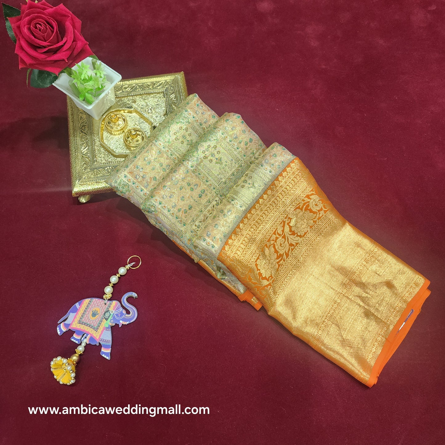 Kanchi Pattu bridal Gold