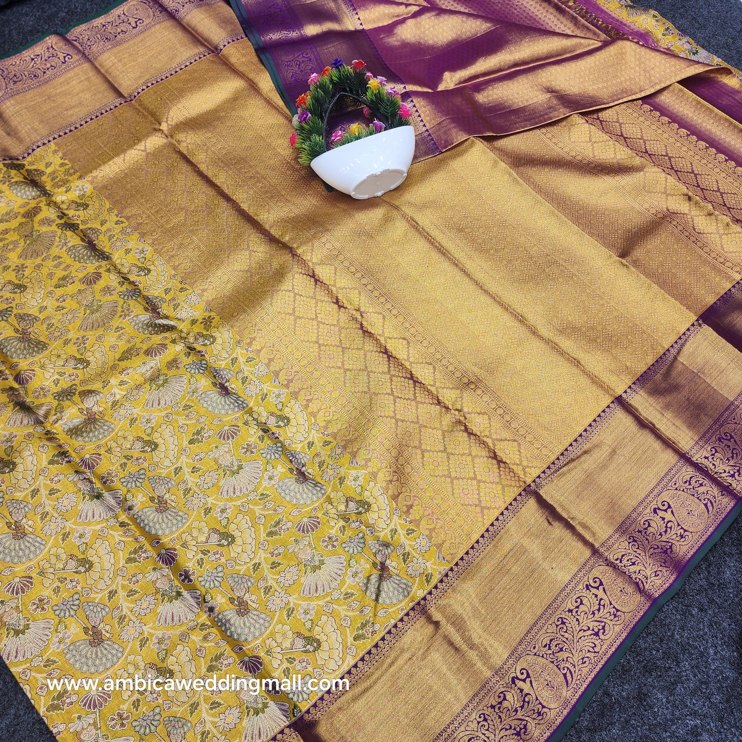 Kanchi pure Bridal Saree