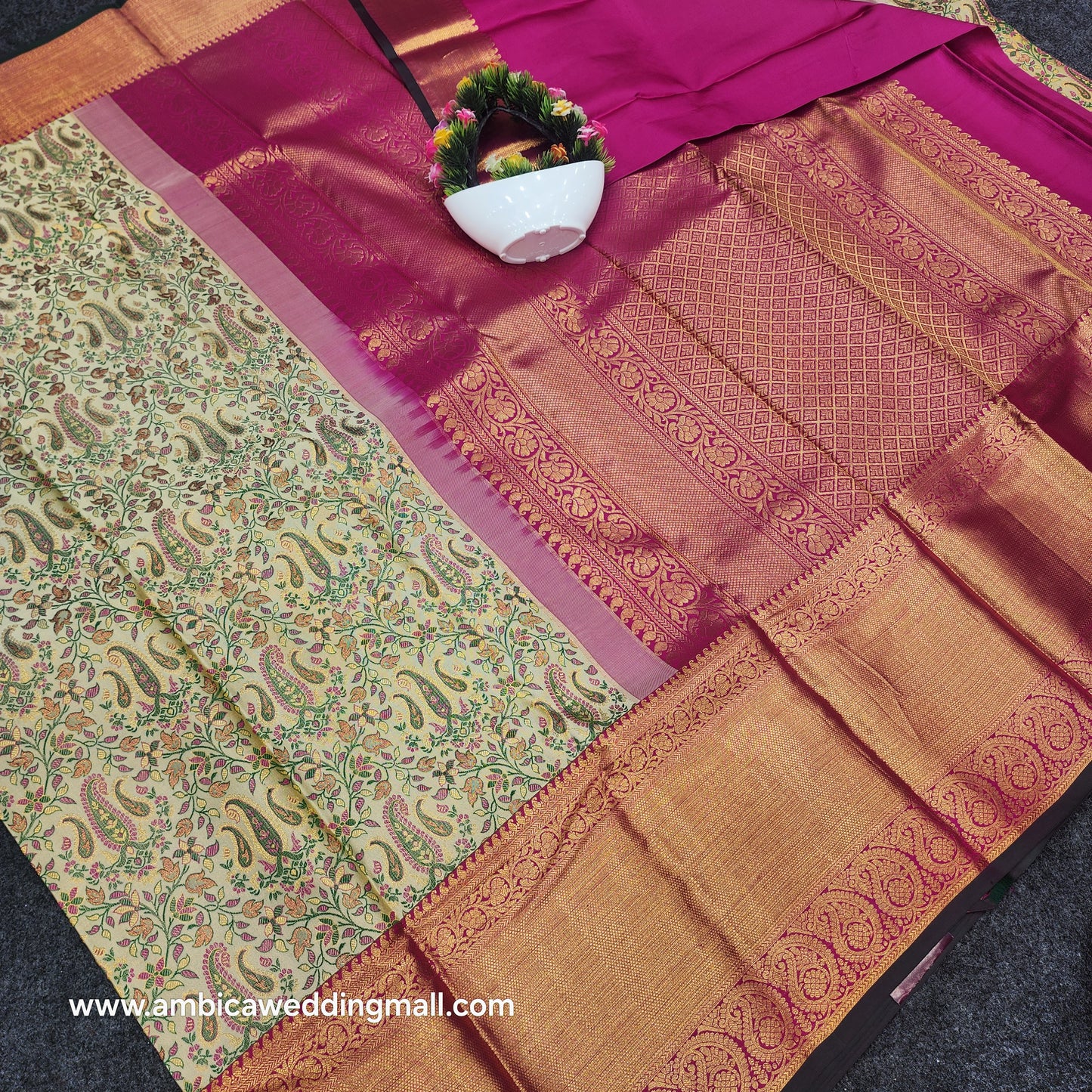 Kanchi Pattu bridal  Handloom Saree