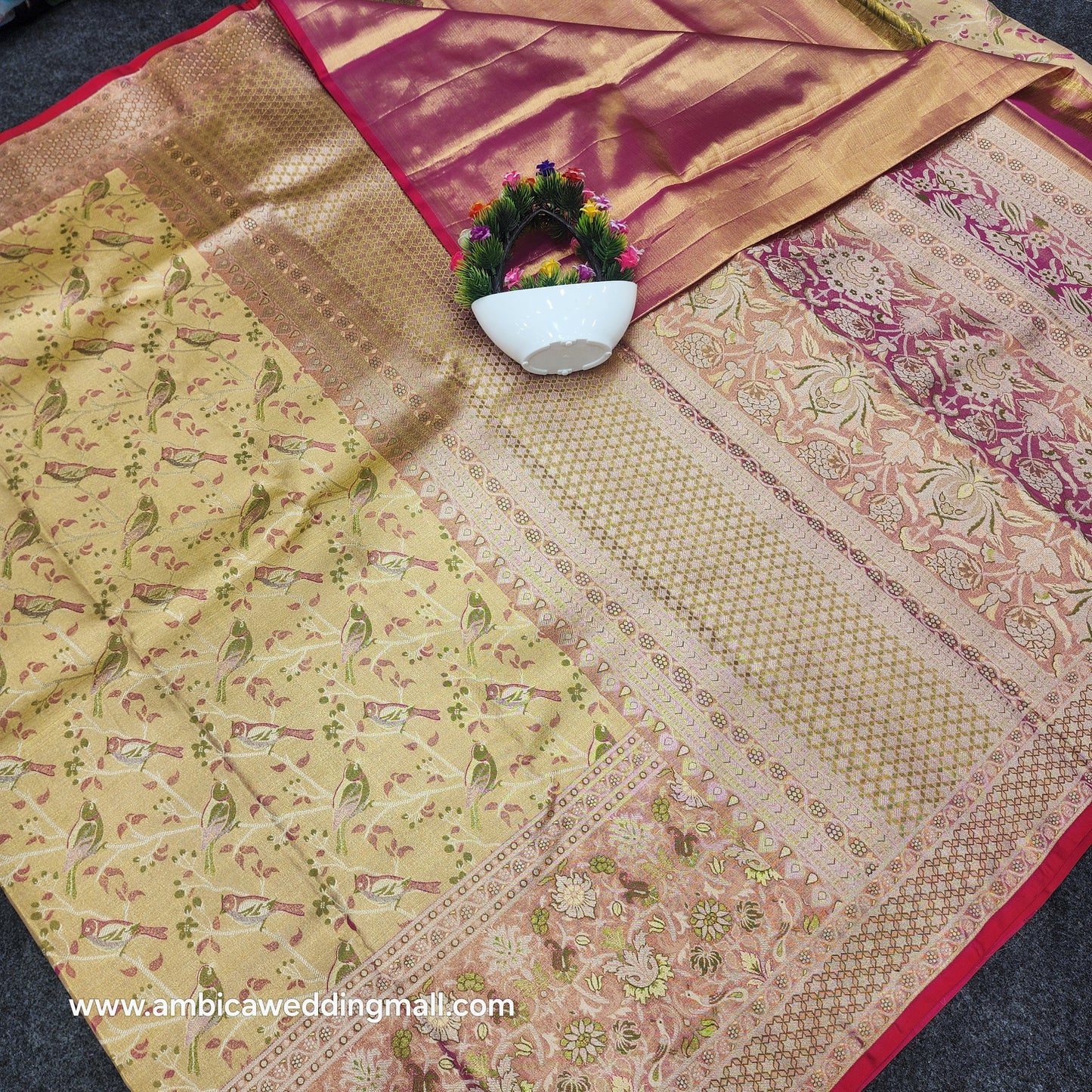 Bridal Pure Kanchi Pattu  Handloom Saree