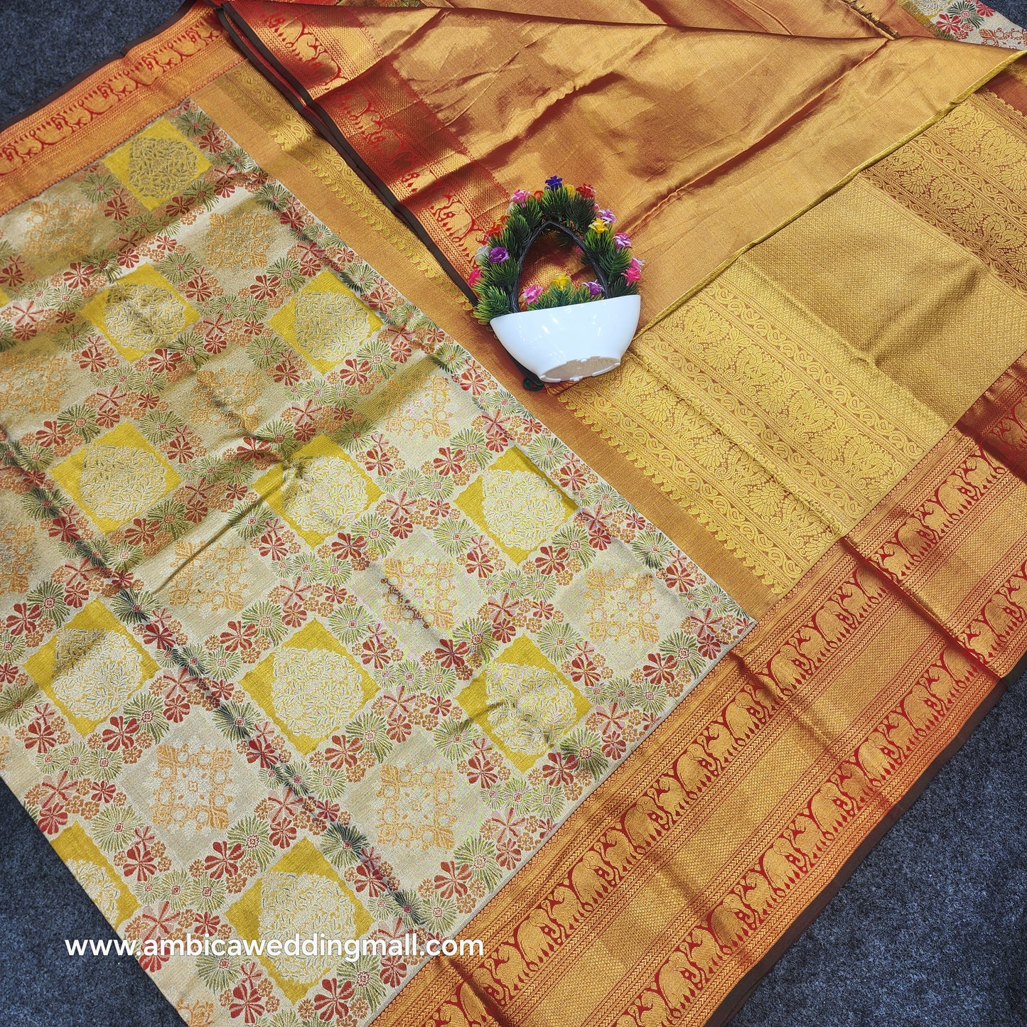 Kanchi Pattu Gold Bridal