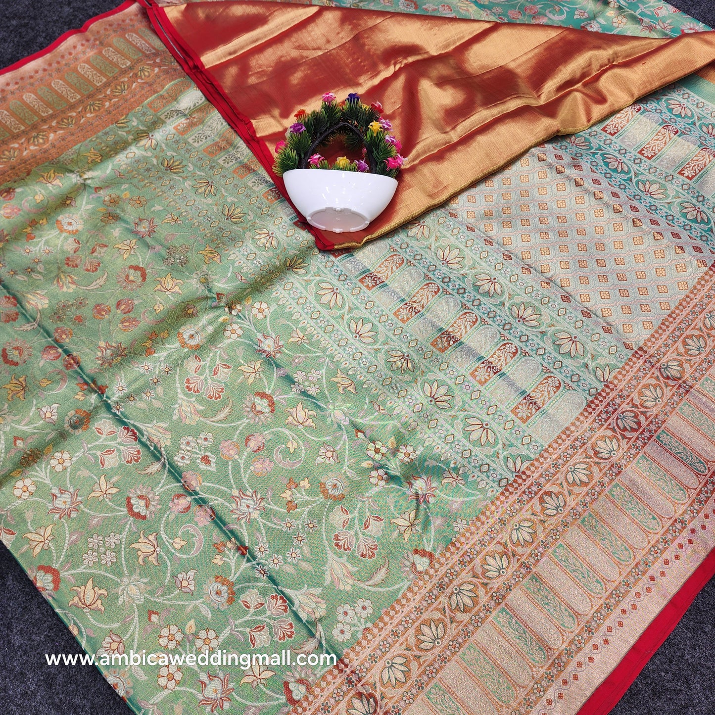 Pure Gold Bridal Kanchi Pattu Handloom Sarees