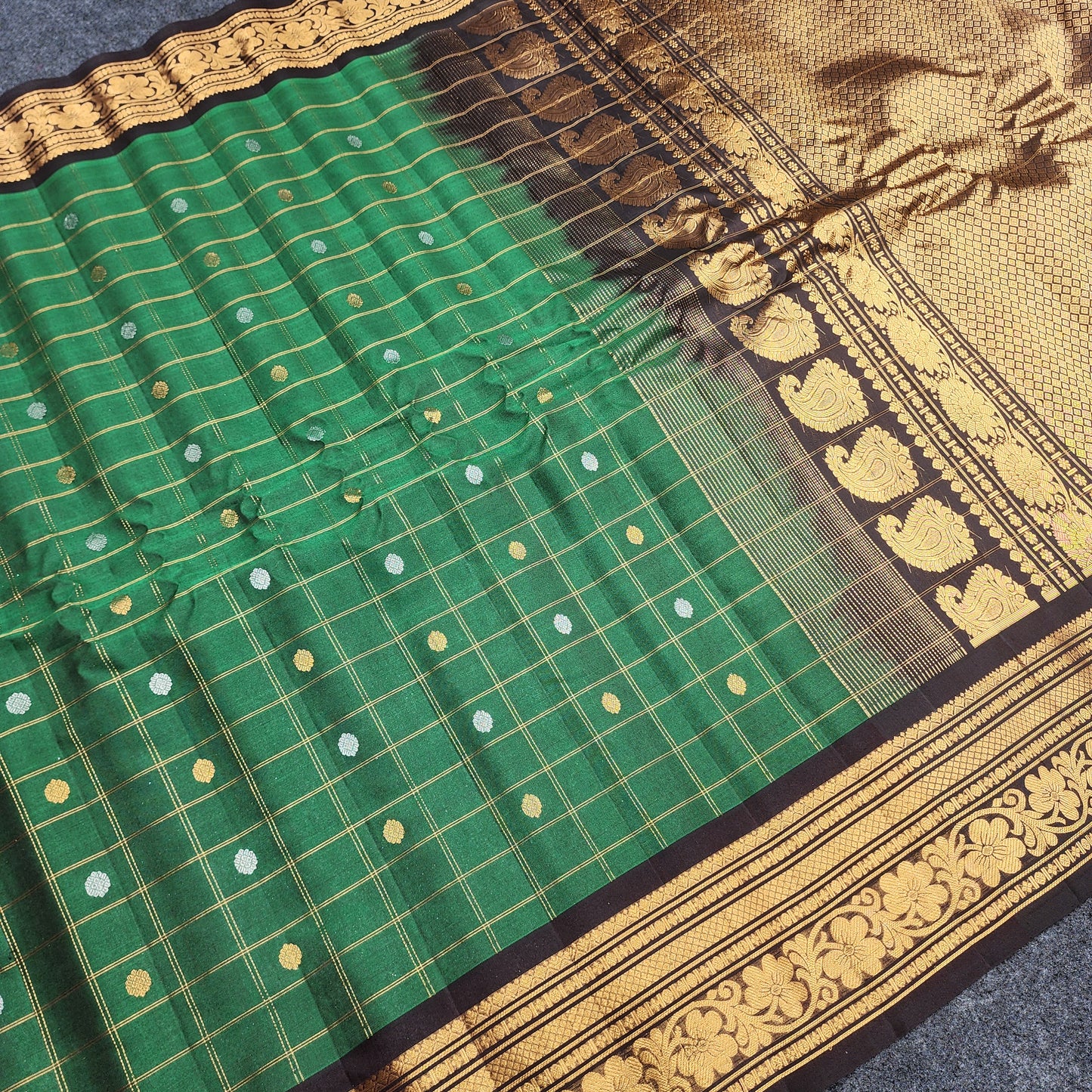 Gadwal Sico Pattu Handloom Sarees