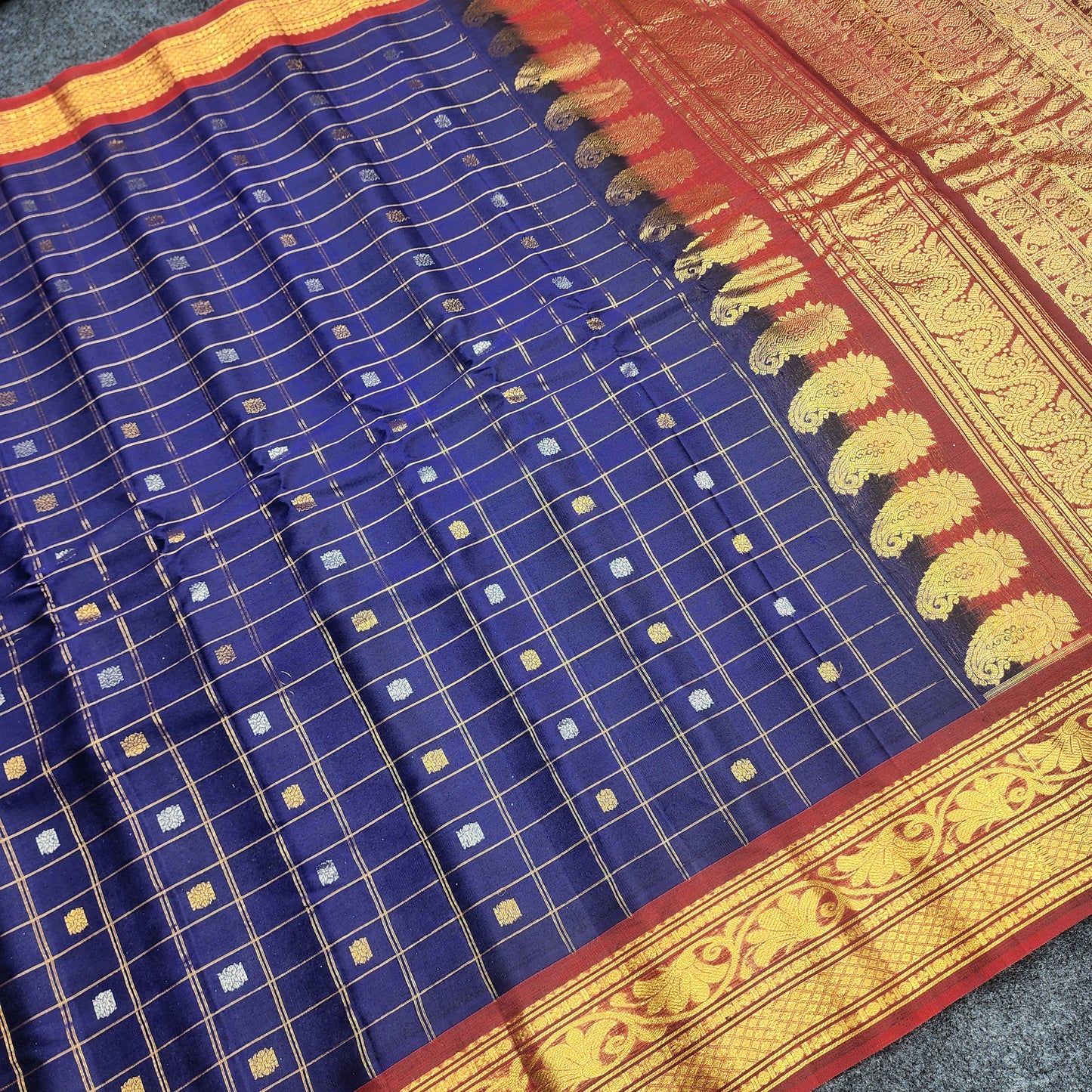 Gadwal Sico Pattu Handloom Sarees