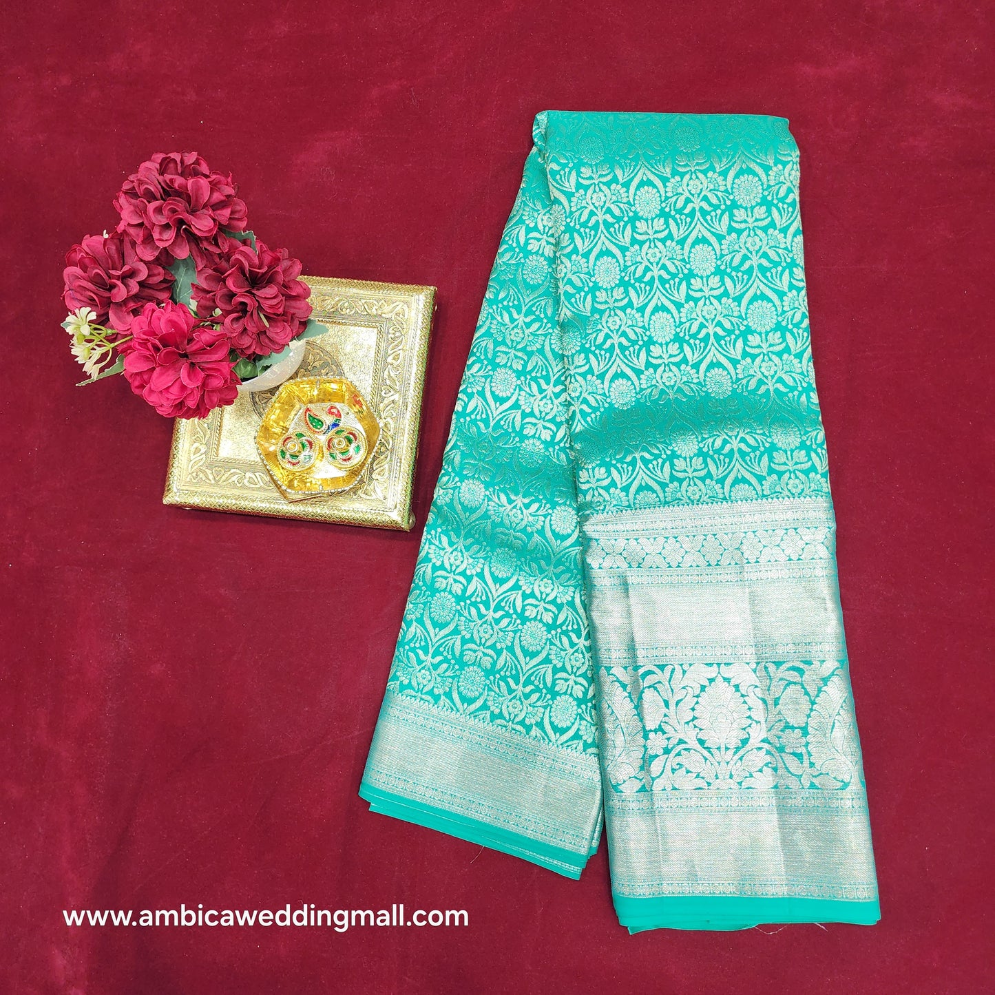 Pure Resham Pastel Kanchi Pattu self saree